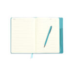 LIBRETA DUQM AZUL CLARO LB-082A ( LB-082 - LB082 - CON BOLÍGRAFO ) - Imagen 4