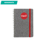 LIBRETA GOLLING GRIS CLARO LB-099G ( LB-099 - LB099 - ESPIRAL ) - Imagen 6