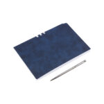 LIBRETA MALANS AZUL MARINO LB-102A ( LB-102 - LB102 - CON BOLÍGRAFO )