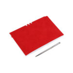 LIBRETA MALANS ROJO LB-102R ( LB-102 - LB102 - CON BOLÍGRAFO )