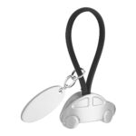 LLAVERO AUTO CON PLACA NEGRO M 2080 N (HULE - METAL) - Imagen 4