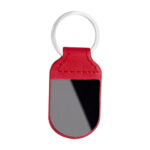 LLAVERO AMARAL ROJO M 6880 R (CURPIEL - METAL)