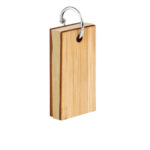 LLAVERO CON NOTAS LOURO BEIGE M 7474 BE (BAMBÚ - METAL)