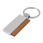 M 7987 C - LLAVERO SPLIT CAFÉ (CAFE - CURPIEL - METAL)