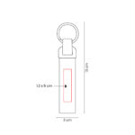 M 7990 RG - LLAVERO LIONEL ROSE GOLD (ROSE GOLD - METAL - CURPIEL) - Imagen 3