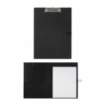 M 80240 N - CARPETA RENDES NEGRO (NEGRO - CUERO RECICLADO - CARTON - PAPEL) - Imagen 8