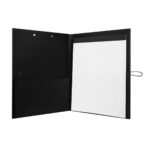 M 80240 N - CARPETA RENDES NEGRO (NEGRO - CUERO RECICLADO - CARTON - PAPEL) - Imagen 2