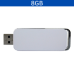 MEMORIA USB CLIC 8GB (USB143-BL-U) BLANCO - Imagen 4