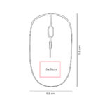 MOU 090 G - MOUSE WELLE GRIS (GRIS - PLASTICO - POLIESTER) - Imagen 3