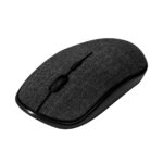 MOU 090 N - MOUSE WELLE NEGRO (NEGRO - PLASTICO - POLIESTER) - Imagen 2