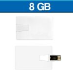 MEMORIA USB SUPER SLIM 8GB (USB086-U) BLANCO