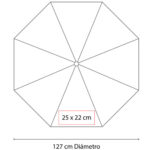 PARAGUAS KARLOVY NEGRO PAR 018 N (POLIÉSTER) - Imagen 4