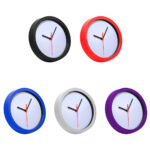RELOJ DE PARED DE PLÁSTICO AZUL PD-002A ( PD-002 - PD002 - PARED Y ESCRITORIO ) - Imagen 3