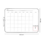 PRO 071 B - PINTARRÓN VECKA (BLANCO - MELAMINA - MDF - RUBBER - PLASTICO) - Imagen 6