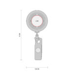 PORTAGAFETE FLEXÓMETRO DOT BLANCO PRO 098 B (PLÁSTICO) - Imagen 4