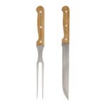 TABLA Y CUCHILLOS JARTUM MADERA PWT 090 (BAMBÚ - METAL) - Imagen 4