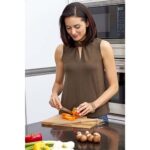 TABLA Y CUCHILLOS JARTUM MADERA PWT 090 (BAMBÚ - METAL) - Imagen 5