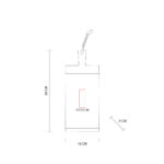 TABLA BANSA BEIGE PWT 230 BE (MADERA - PIEDRA - YUTE) - Imagen 4