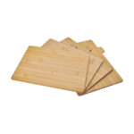 SET DE TABLAS GURI BEIGE PWT 240 BE (BAMBÚ TABLAS - METAL BASE) - Imagen 3