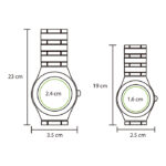 RELOJ DE PULSO PLATA CABALLERO RP-025 ( RP-025 - RP025 - RELOJES DE PULSO ) - Imagen 3