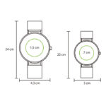 RELOJ DE PULSO PLATA DAMA RP-056DS ( RP-056 - RP056 - RELOJES DE PULSO ) - Imagen 6