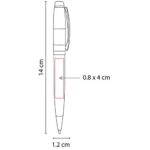 BOLÍGRAFO NAVAGIO NEGRO RQ 021 N (ACERO INOXIDABLE) - Imagen 5