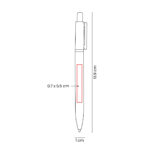 RQ 025 A - BOLÍGRAFO RUCHKA AZUL (AZUL - ALUMINIO) - Imagen 5