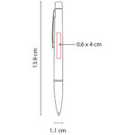BOLÍGRAFO JANES PLATA RQ 610 S (ALUMINIO) - Imagen 4