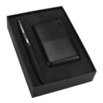 SET CHOMUTOV NEGRO SET 011 N (PLÁSTICO POWER BANK - ACERO INOXIDABLE BOLÍGRAFO) - Imagen 8