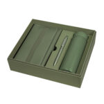 SET 016 V - SET BIRKIN VERDE (VERDE - ACERO INOXIDABLE - PLASTICO - CURPIEL - CARTON)