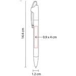 BOLÍGRAFO CELIO AZUL METALICO SH 1070 A (PLÁSTICO - CLIP METÁLICO) - Imagen 2