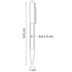 BOLÍGRAFO RIGA AZUL METALICO SH 1245 A (ACERO INOXIDABLE) - Imagen 3