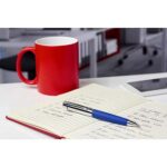 BOLÍGRAFO BURDEOS AZUL SH 1355 A (ACERO INOXIDABLE) - Imagen 4