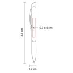 BOLÍGRAFO ACRUX PLATA SH 1370 S (ALUMINIO) - Imagen 2