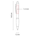 BOLÍGRAFO CON LUZ DRITE ROJO SH 1410 R (PLÁSTICO) - Imagen 2