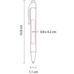 BOLÍGRAFO FUROR BLANCO TRASLUCIDO SH 2097 WT (PLÁSTICO) - Imagen 2