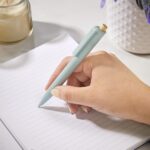 SH 3050 A - BOLÍGRAFO WENYU AZUL (AZUL - PLASTICO - BAMBU) - Imagen 4