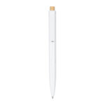 SH 3050 B - BOLÍGRAFO WENYU BLANCO (BLANCO - PLASTICO - BAMBU) - Imagen 2