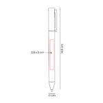 SH 3060 B - BOLÍGRAFO NADIR BLANCO (BLANCO - PLASTICO) - Imagen 4