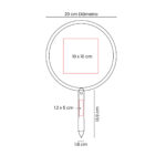 SH 3065 R - BOLÍGRAFO ABANICO ZAYN ROJO (ROJO - PLASTICO - POLIESTER) - Imagen 4