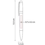 BOLÍGRAFO BEKER PLATA SH 5500 S (ACERO INOXIDABLE) - Imagen 3