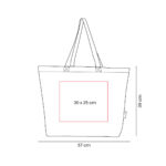 SIN 008 BE - BOLSA ZEDER BEIGE (BEIGE - ALGODON RECICLADO) - Imagen 5