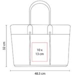 SIN 055 R - BOLSA LENA ROJO (ROJO - 100% ALGODON) - Imagen 2