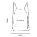 BOLSA-MOCHILA MAZY AZUL SIN 103 A (POLIÉSTER) - Imagen 3