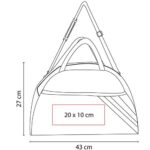 MALETA LYRA ROSA SIN 132 P (POLIÉSTER - MALLA) - Imagen 2