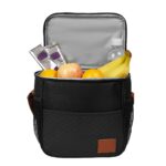 LONCHERA COFFEE NEGRO SIN 200 N (EXTERIOR: POLIÉSTER Y CURPIEL - INTERIOR: PVC) - Imagen 3