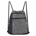 BOLSA-MOCHILA IZELA GRIS SIN 217 G (POLIÉSTER - PVC) - Imagen 4