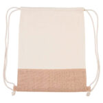 BOLSA-MOCHILA CABS BEIGE SIN 243 BE (ALGODÓN - YUTE)