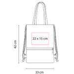 BOLSA-MOCHILA FUSETA GRIS SIN 405 G (POLIÉSTER) - Imagen 4