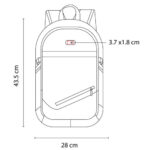 MOCHILA SLAVONSKY GRIS SIN 455 G (POLIÉSTER) - Imagen 4